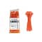 Kable Kontrol Cable Tie, 8 in L, 2.16 in Max Bundle Dia., Orange, Nylon 6/6, 50 lb Strength, 100 PK CT508FL-OR-100 - alternate 1